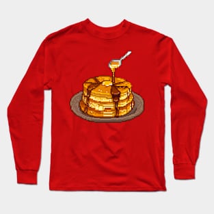 Pixelated pancakes Long Sleeve T-Shirt